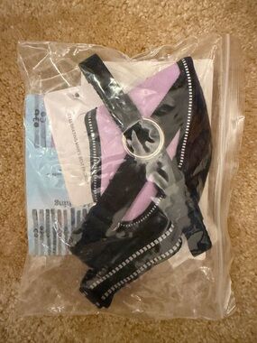 Purple and Black Dog Harness by ShawnCo No-Pull Vest